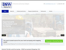 Tablet Screenshot of dswsurveys.com